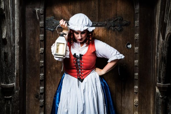 Mad Alice in a doorway