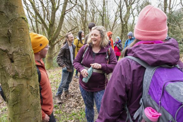 walkers stopping for a chat