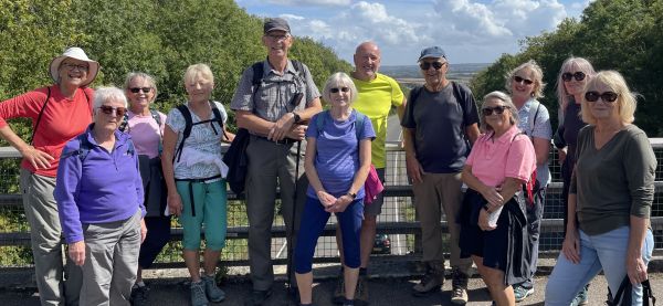 Walking group at Great Offley