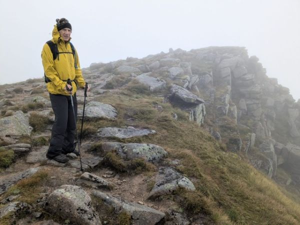 The top of Sgor Gaoith