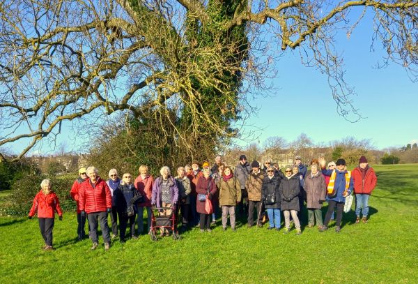 Walkers enjoying one of our Monday walks