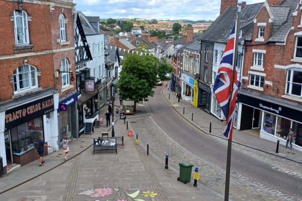 view from the market hall