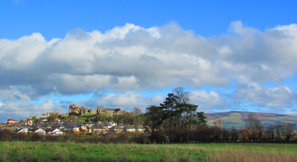 view of Denbigh Castle