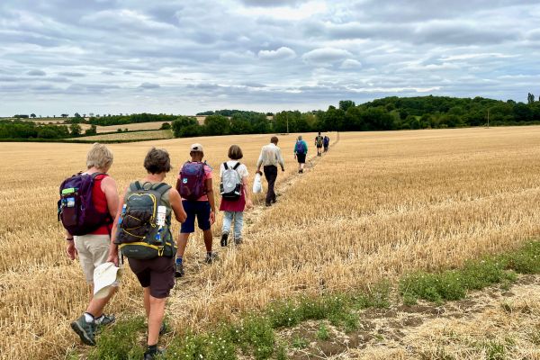 Walking in the countryside