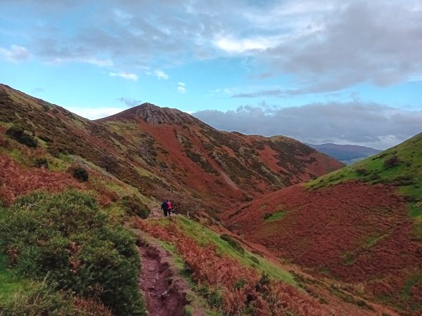 View of descent down Valley.