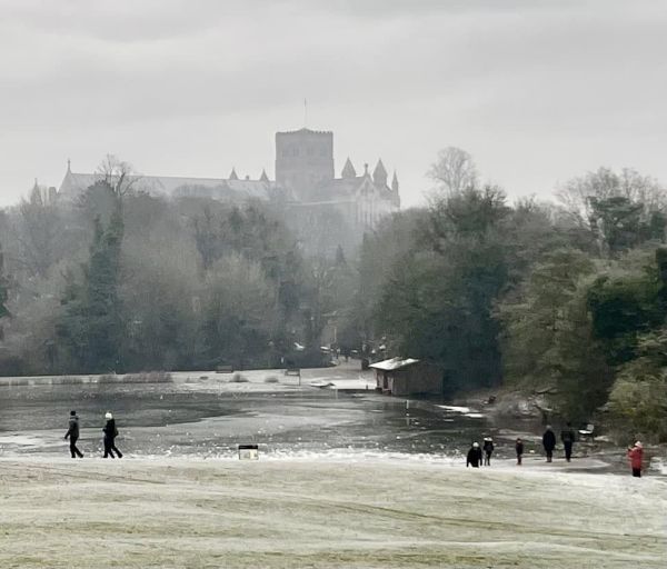 View of St Albans Abbey