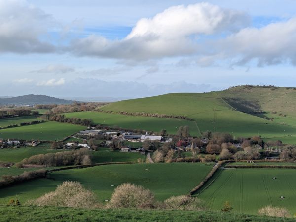 view along the route