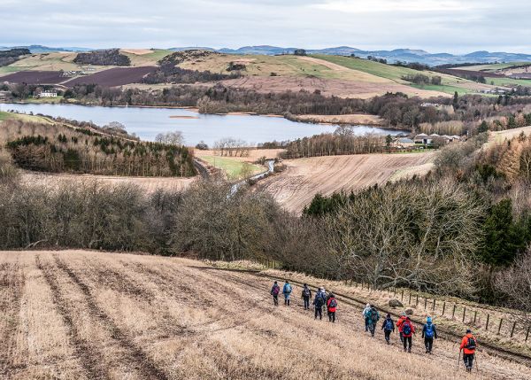 Lindores Loch from Cowden Hill