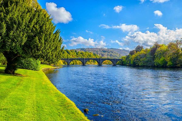 River Tay and Telford Bridge at Dunkeld