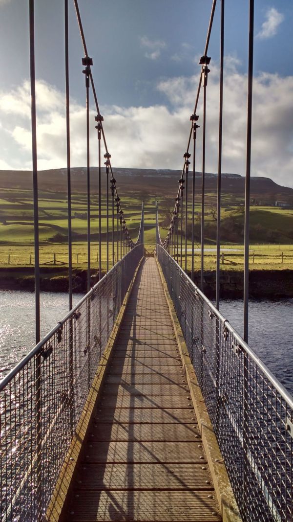 Swing Bridge crossed on this walk