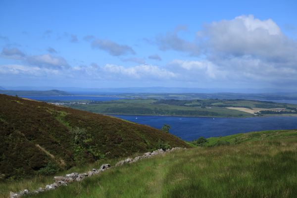 Clyde coast from Kaim Hill
