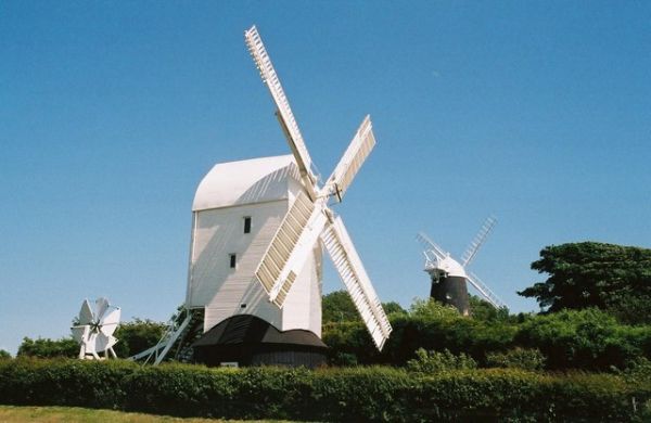 Jack and Jill, the Clayton windmills