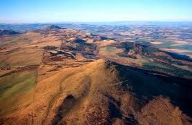 Lomond Hills from the air