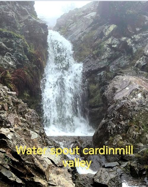 Waterfall in Carding Mill Valley