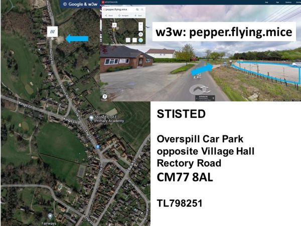 ©️ Google Maps & w3w