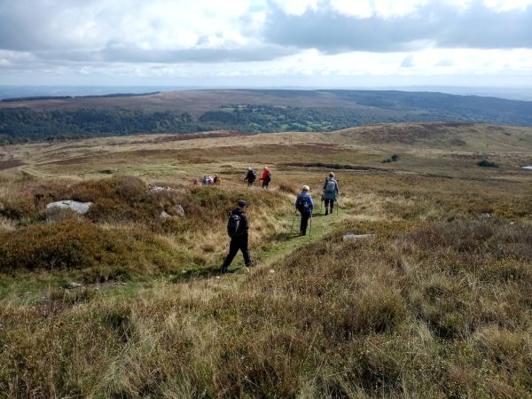 Walking on the moor near Blaenavon