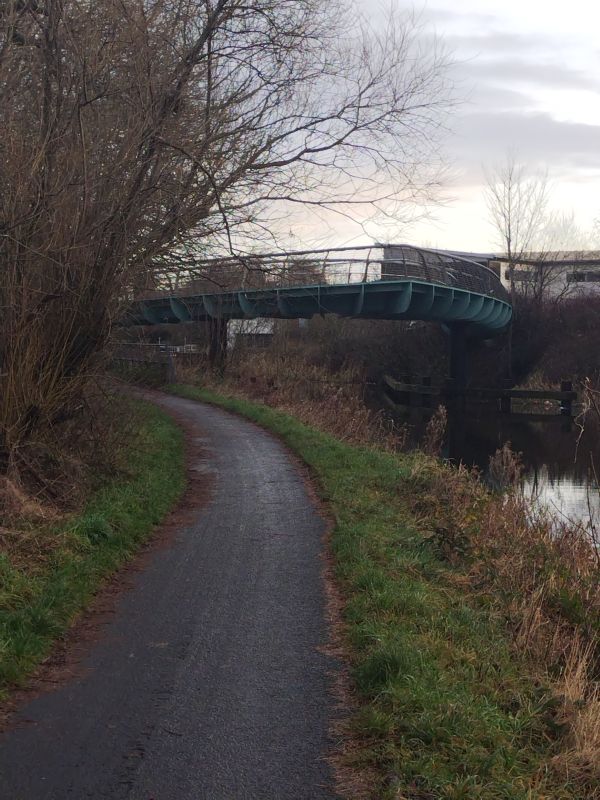 The start of our viking adventure. That should read hiking well more of a gentle stroll really.