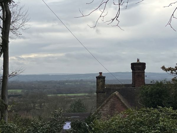 Morning view of South Downs