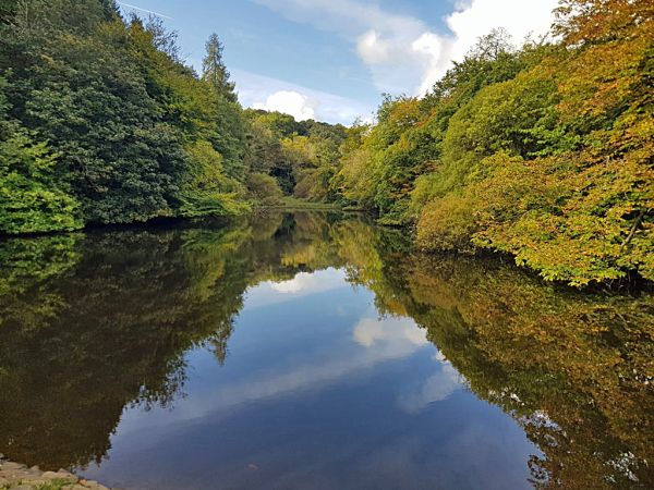 Upper Glen Reservoir in Gleniffer Braes Country Park