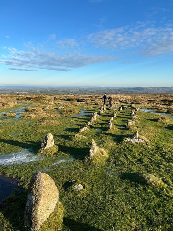 Stone Row on Cosdon