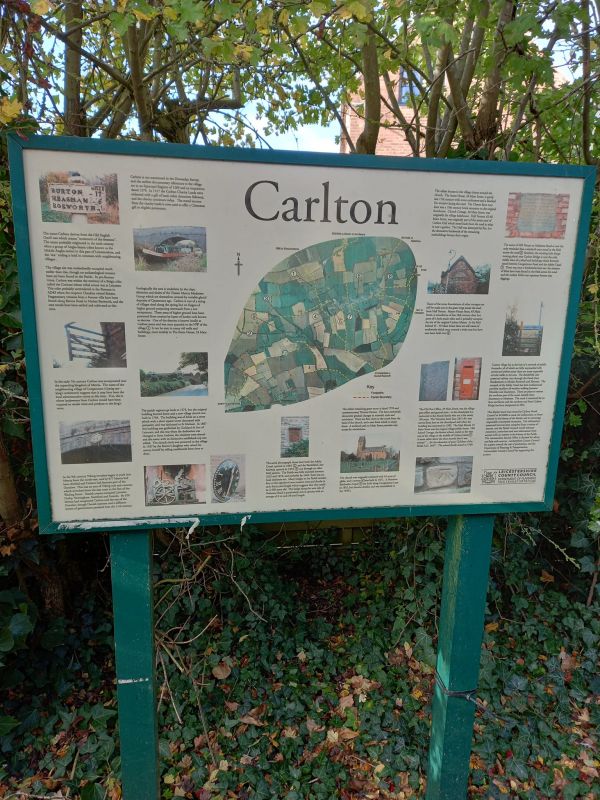 Carlton Info Board