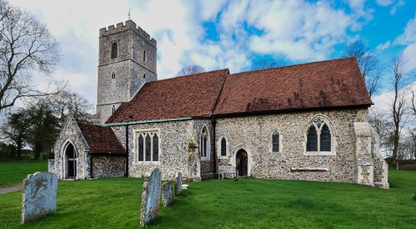 A view of Rickling Church