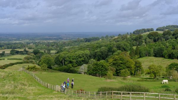 Descending towards Wood Stanway