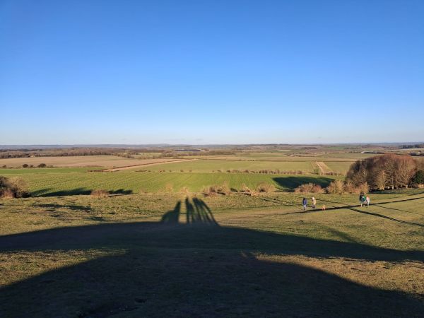View from Danebury Hill Fort