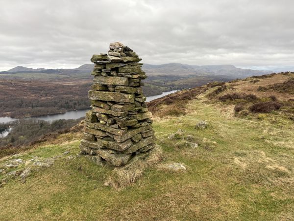 Lovely cairn near Brock Barrow