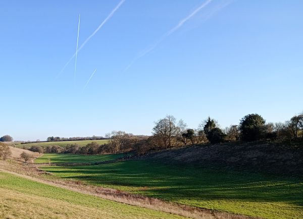 Limestone dry valley