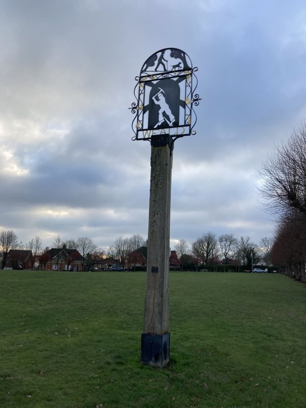 Weald Village sign