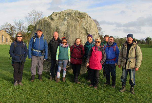 Group photo taken in Avebury stone circle