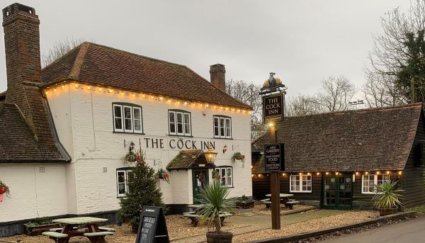 Start point, the Cock Inn
