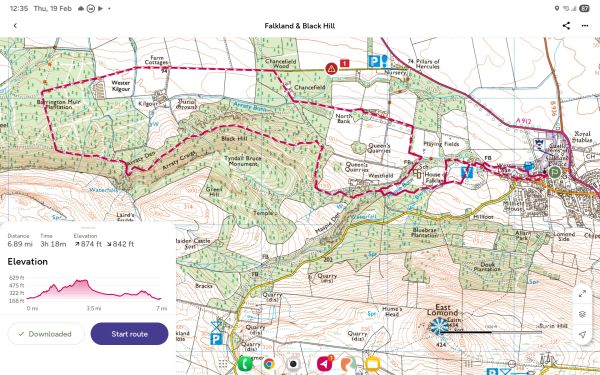 Falkland and Black Hill