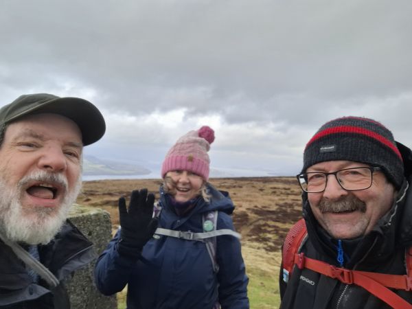 A windy day on Overton Muir 