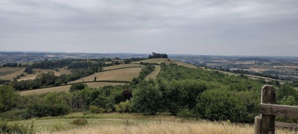 View from Prospect stile over Kelstonn roundhill