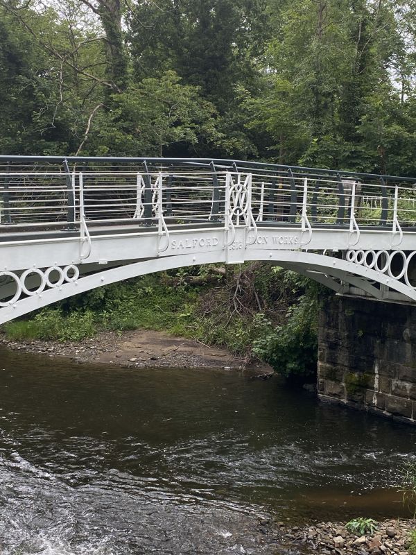 Bridge over river at Brabyns Park