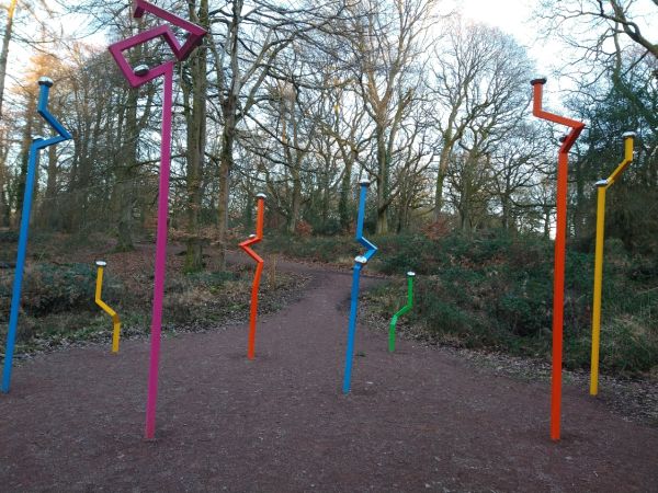 A sculpture in the sculpture park