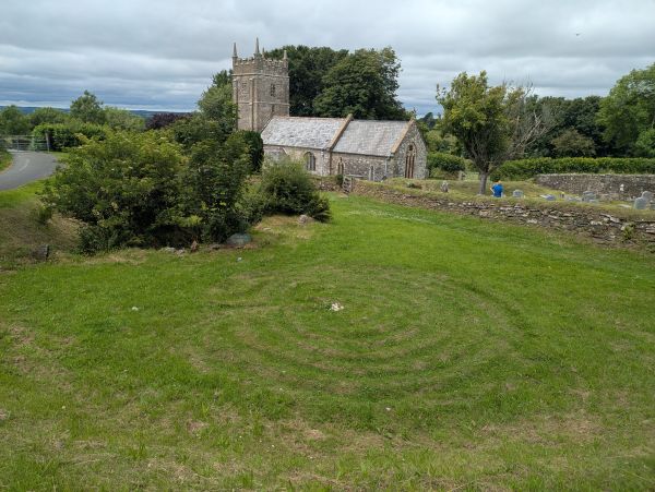 Sourton Church and labyrinth