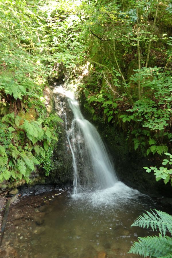 waterfall of Auchmountain Glen
