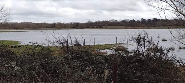The river Cherwell (now a lake)
