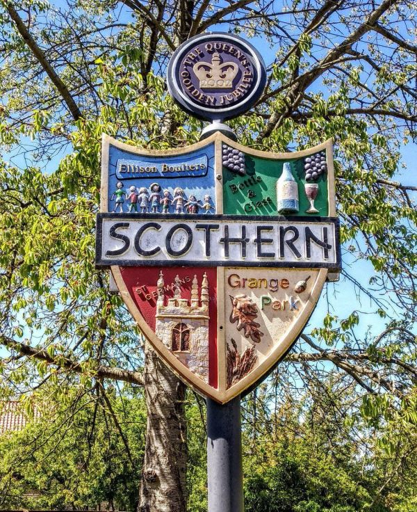 Scothern village sign