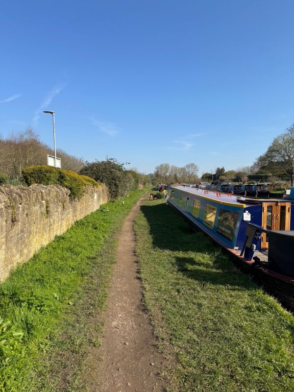 A photo of the river on the route