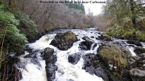 Waterfall on the River Aray near Carloonan