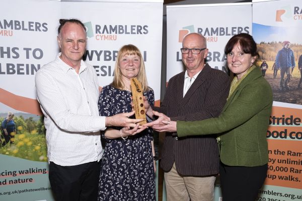 Tiger Bay Ramblers, winners of the Social Butterfly award