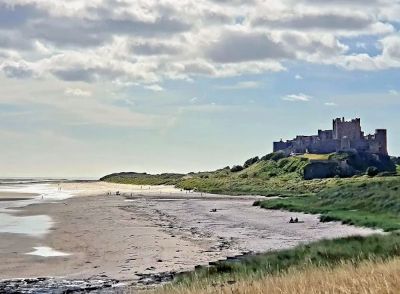 wide sands and iconic castle views of Northumberland’s Bamburgh coast