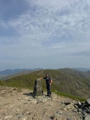 six Wainwright fells, before raising a well-earned pint of Wainwright back in Coniston