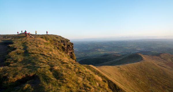 Landscape from the top of Pen y Fan