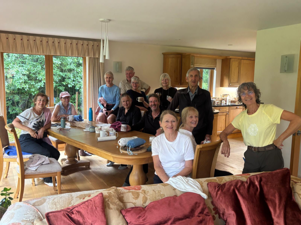 Welcome relief from the rain Big thank you to Ruth & Chris  for their superb hospitality & Viv for delicious cake