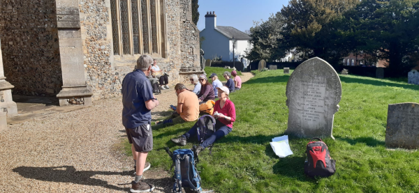 sitting in graveyard